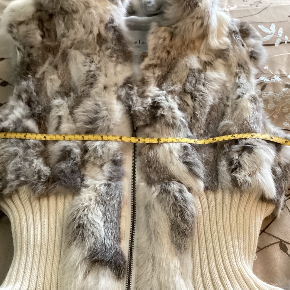 Patrizia Luca Milano Fur Hooded Vest - Picture 7 of 11